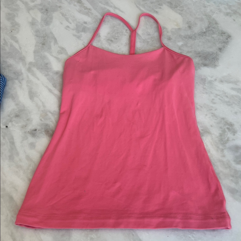 Pink Women's Lululemon tank top